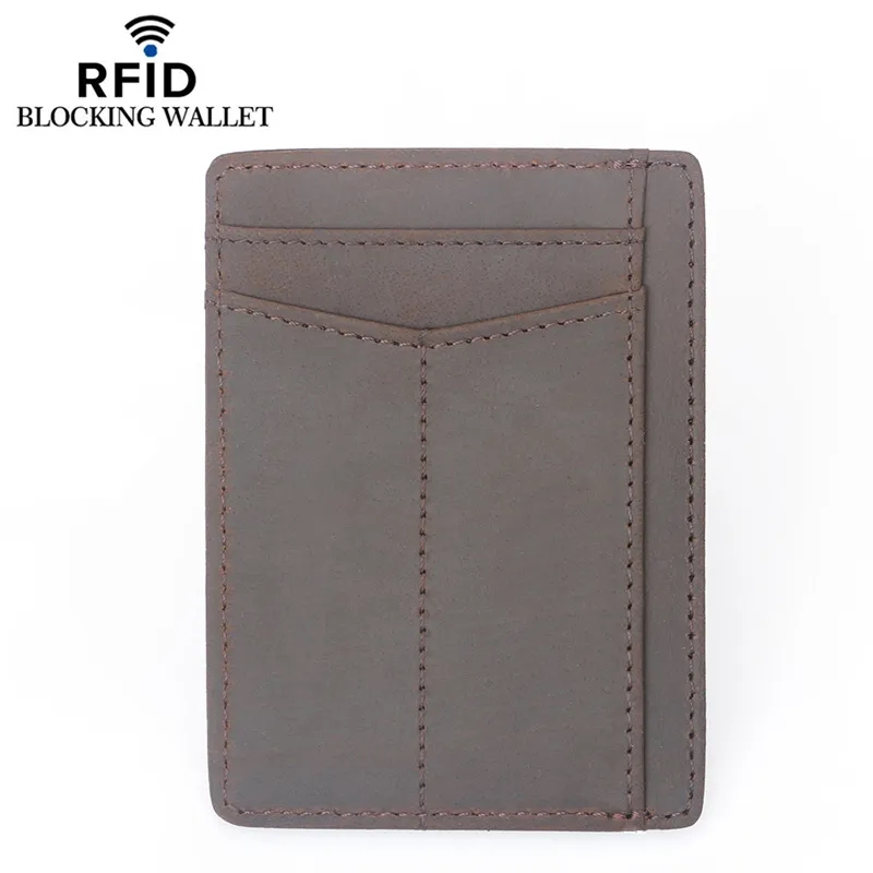 RFID Blocking Leather Wallet Credit Card Holder 5