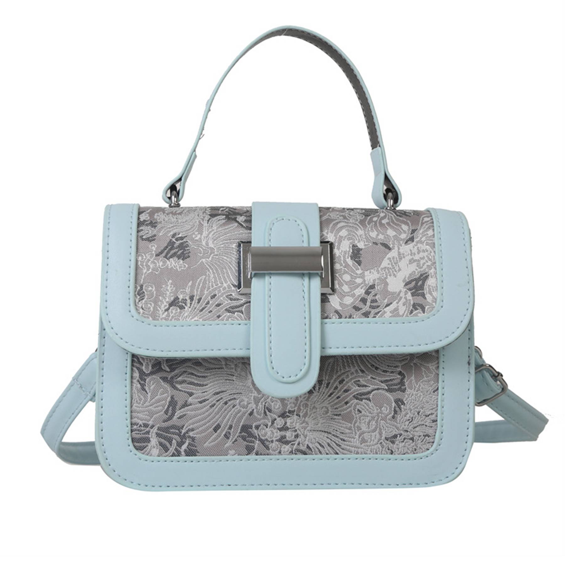 PU Simple and stylish shoulder cross-body bag 6