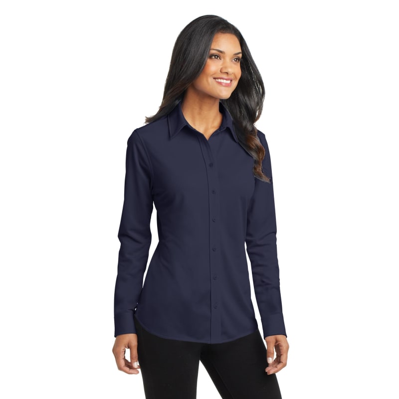 Port Authority Ladies Dimension Knit Dress Shirt. 4