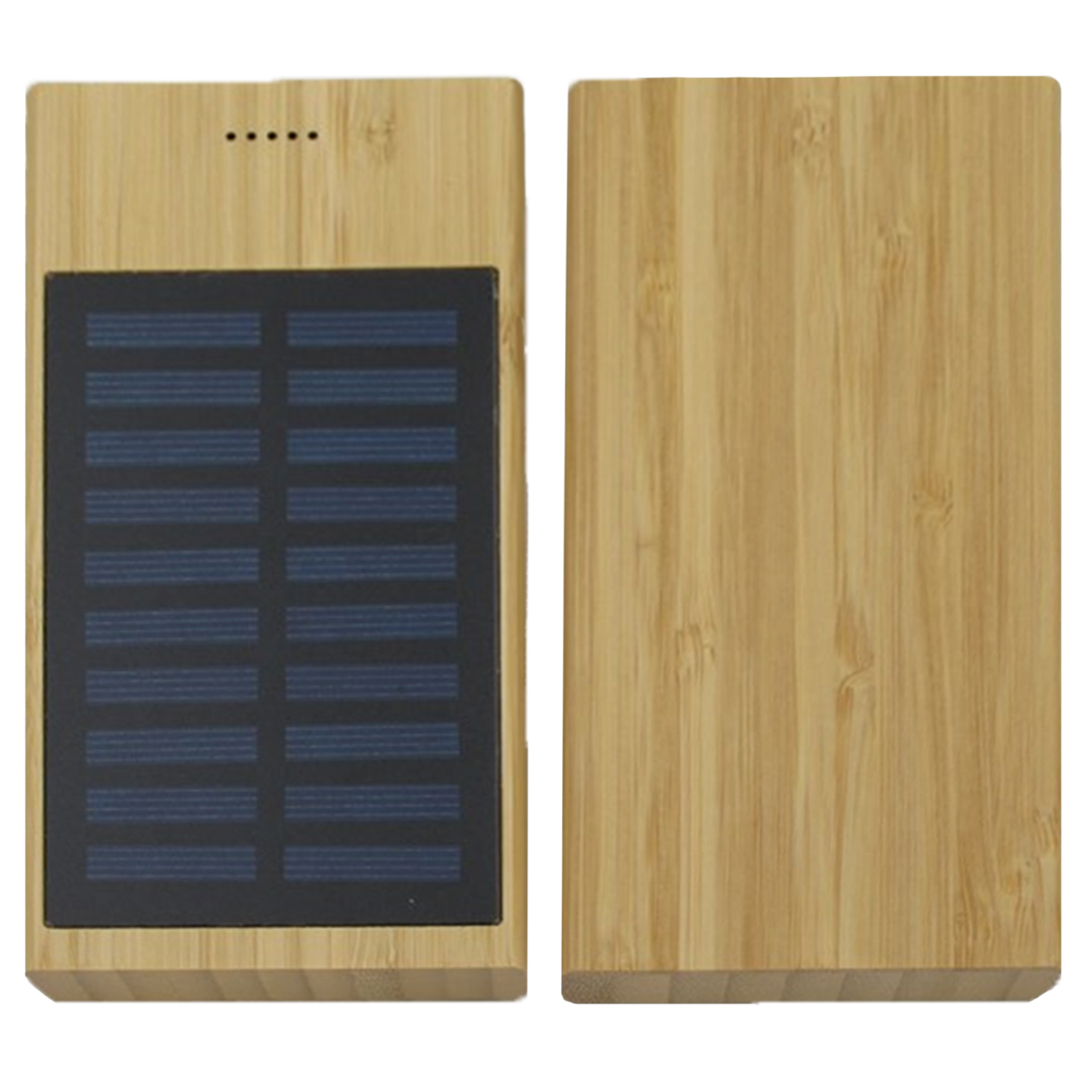 8,000 mAh Bamboo Solar Power Bank 3
