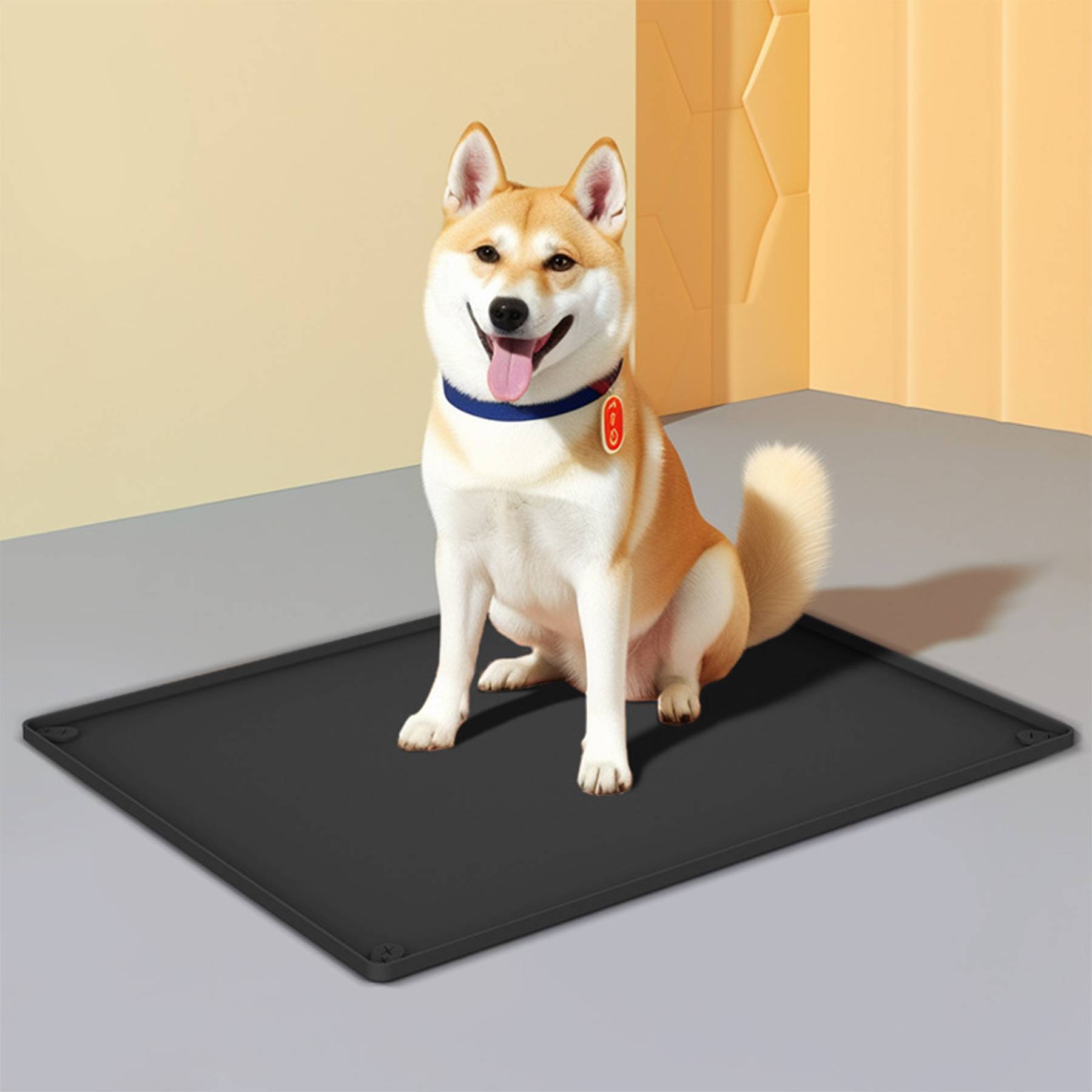 Silicone No Spill Pee Pad Holder for Dogs 5