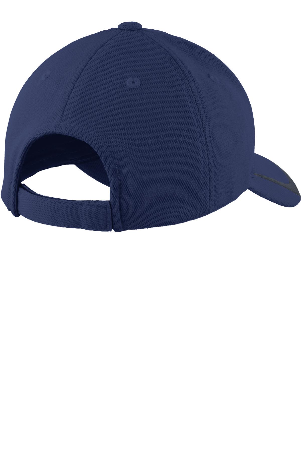 Sport-Tek Pique Colorblock Cap. STC24 14
