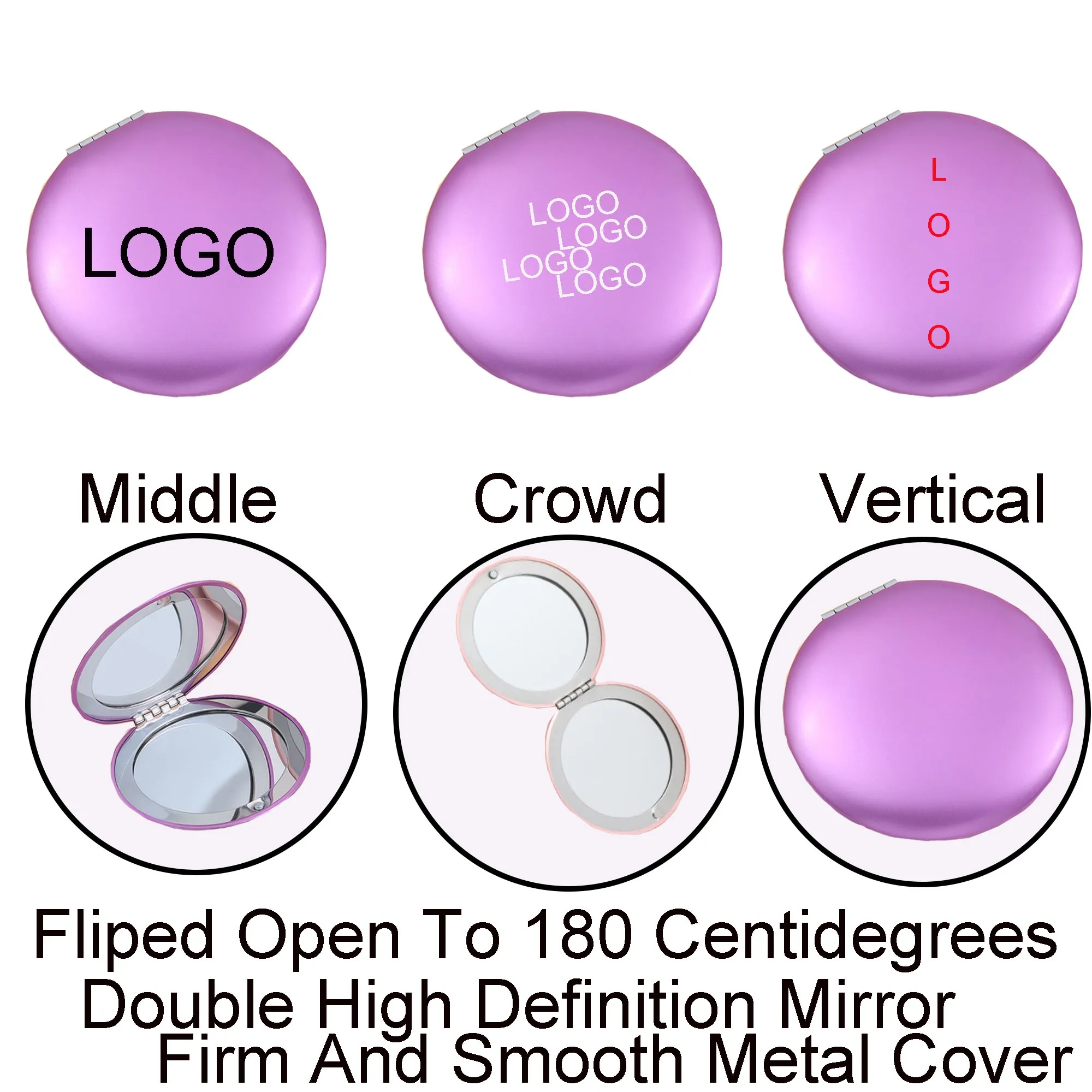 Mirror Looking Glass Keychain 3