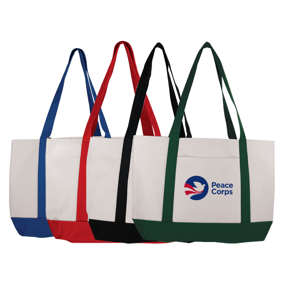 Tasmania Grand 600D Two-Tone Tote with 26" Straps