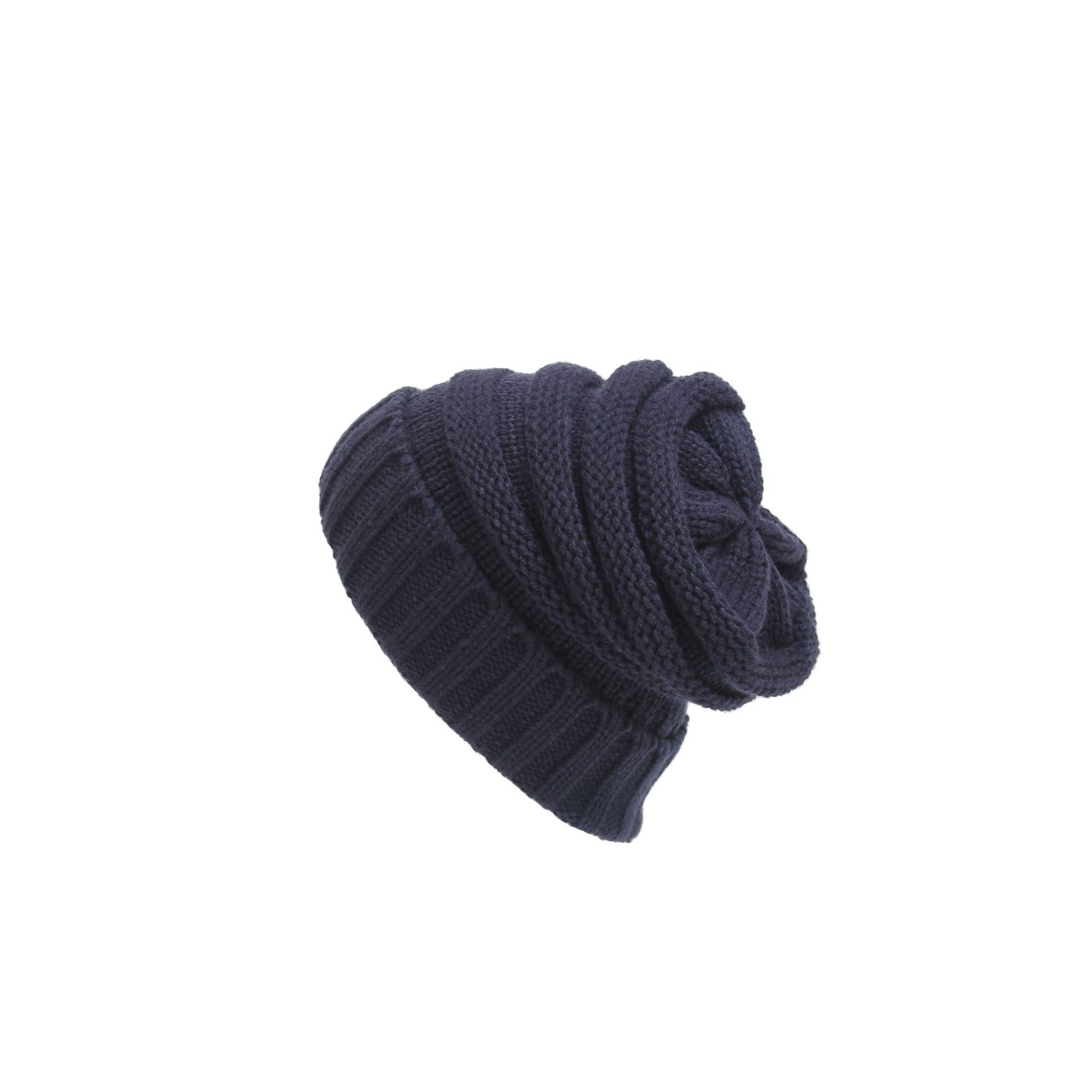 Acrylic Rib Knit Slouch Beanie 13