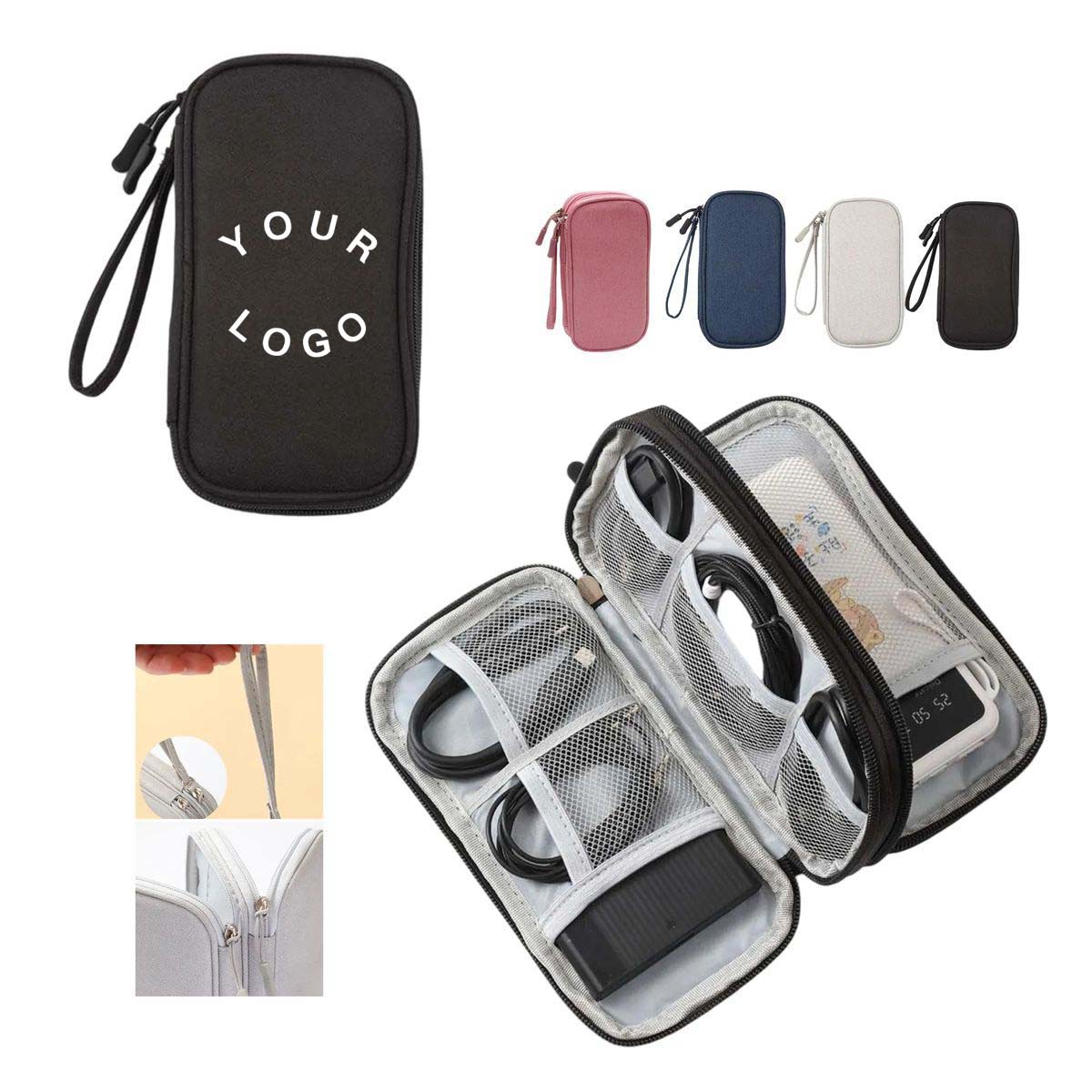 Portable Accessory Storage Bag with Multi Compartments 2