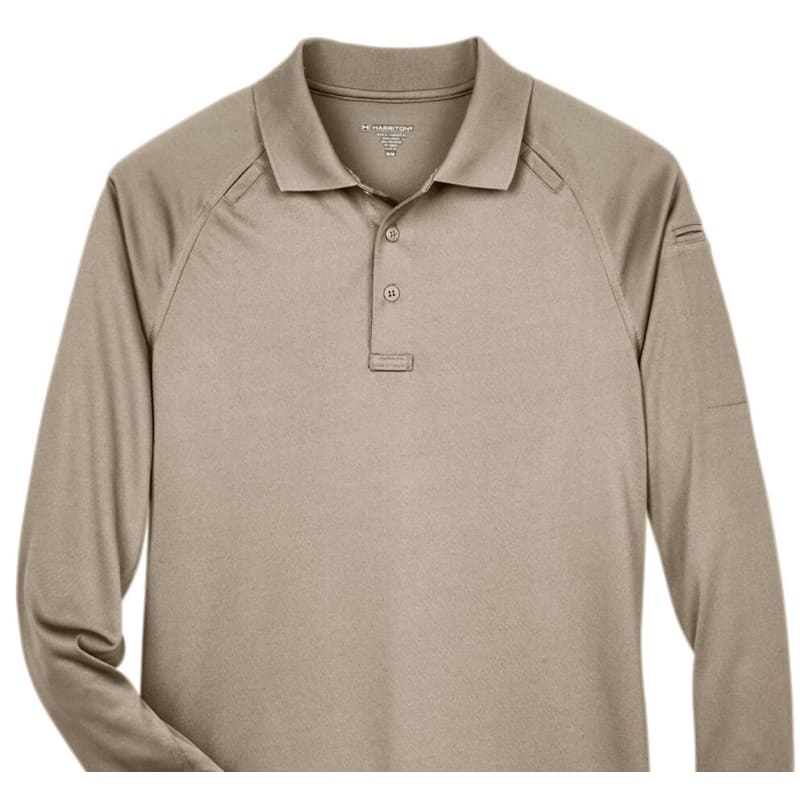 Harriton Men's Advantage Snag Protection Plus Long-Sleeve Tactical Polo 41