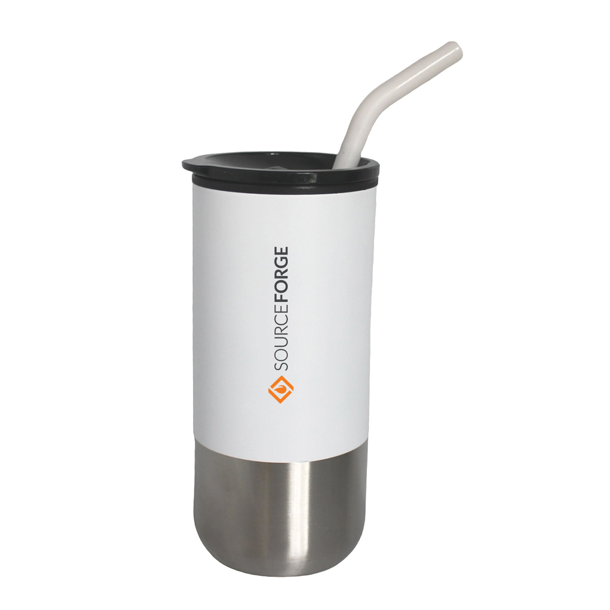 EcoSip 16oz Double-Wall Tumbler With Silicone Tipped Straw 7