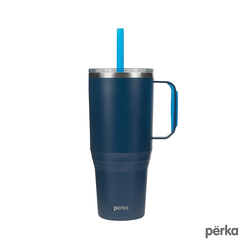 Perka® Portofino 36 oz. Double Wall Recycled Stainless Steel Travel Mug 3