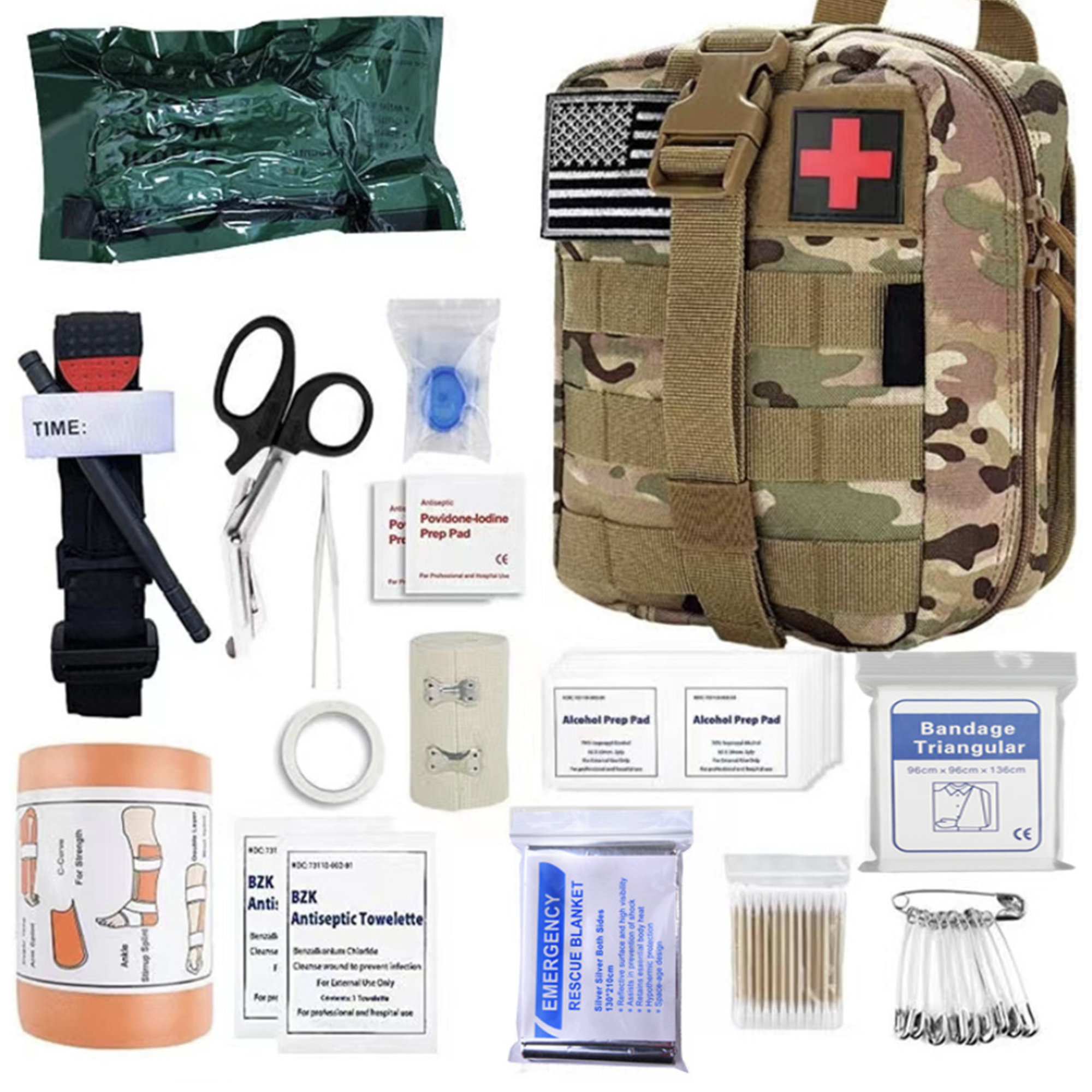 MOQ 50 PCS Lightweight Outdoor First Aid Kit 1
