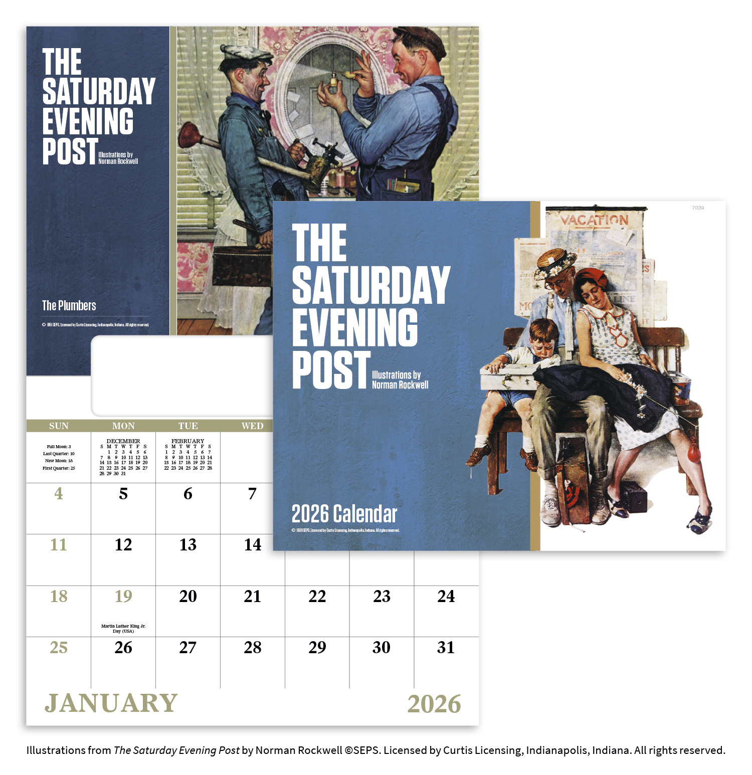 Good Value™ The Saturday Evening Post - Window Calendar 2