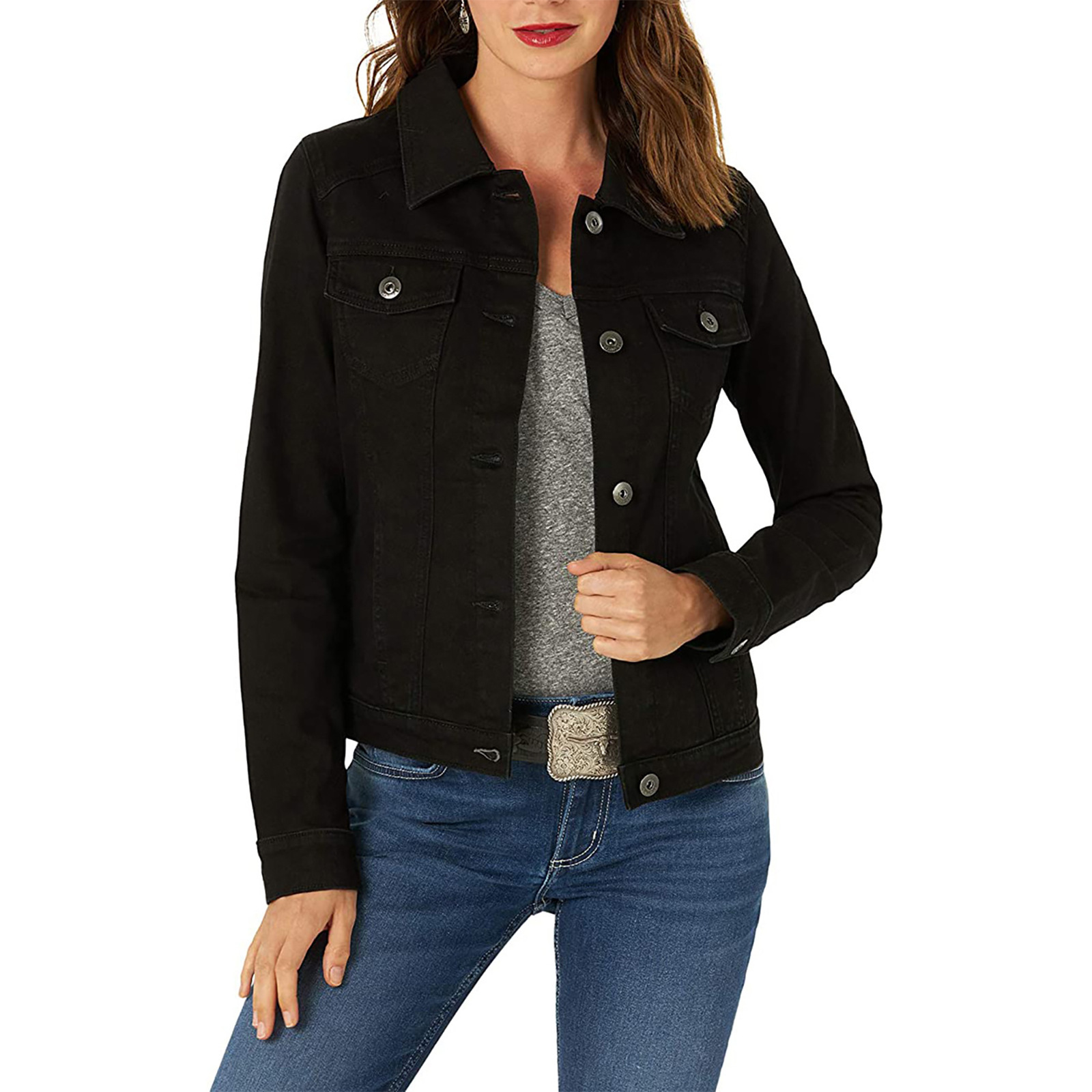 Women's Stretch Denim Jacket 5