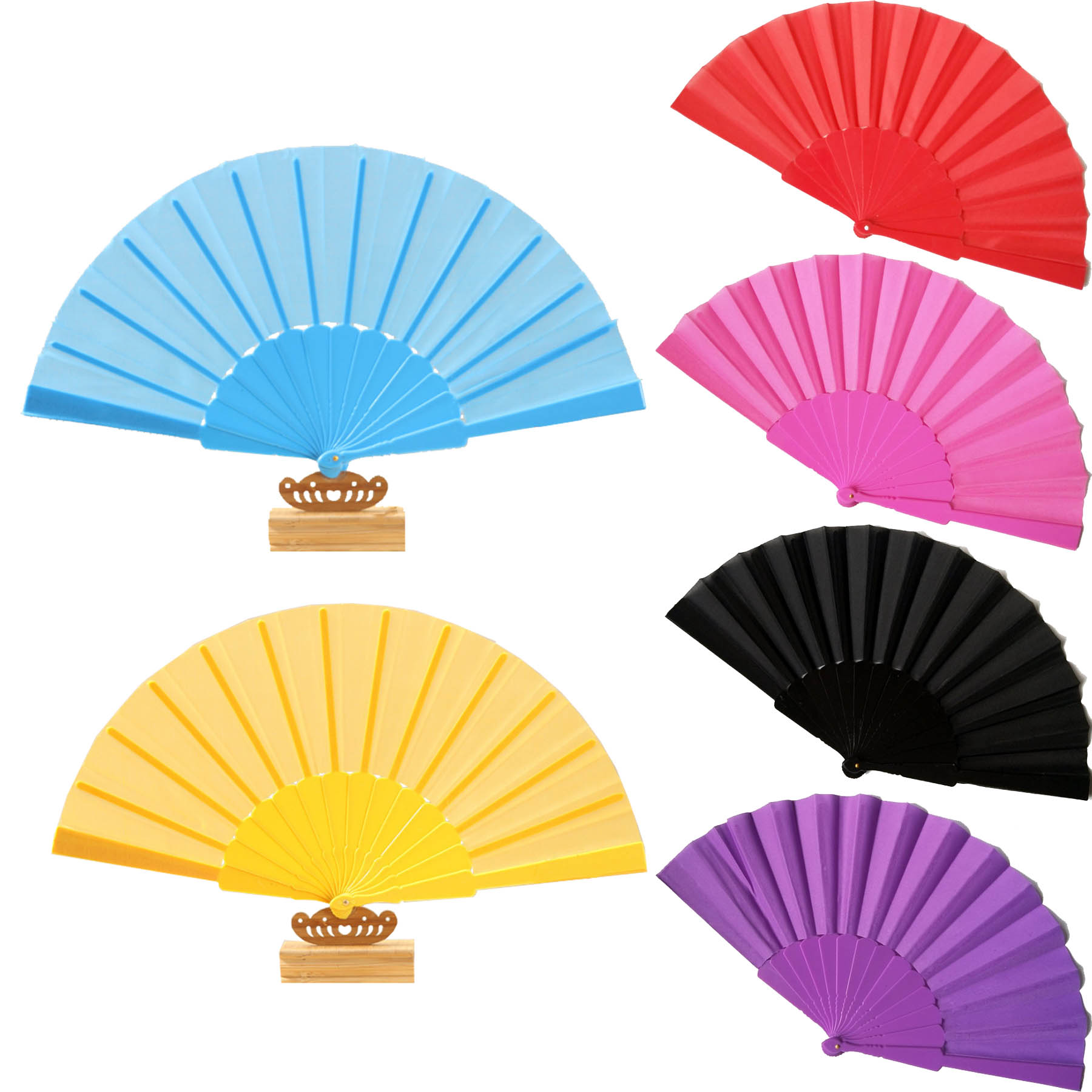 Plastic Folding Fan 1