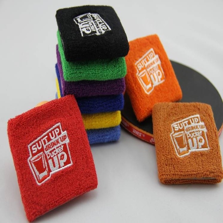 Terry Sports Wristband with Embroidery Logo 2