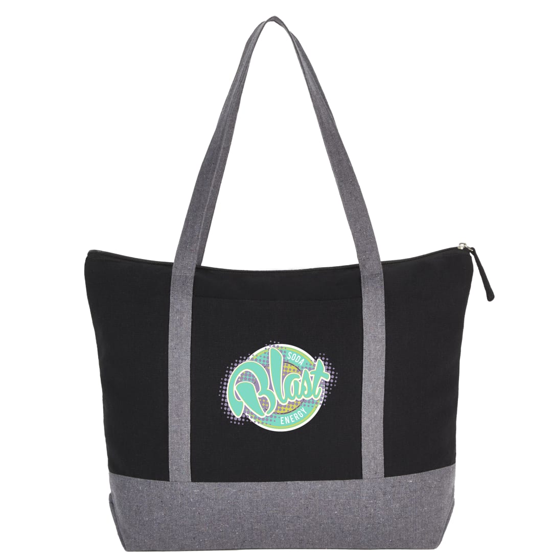 Repose 10oz Recycled Cotton Zippered Tote 85