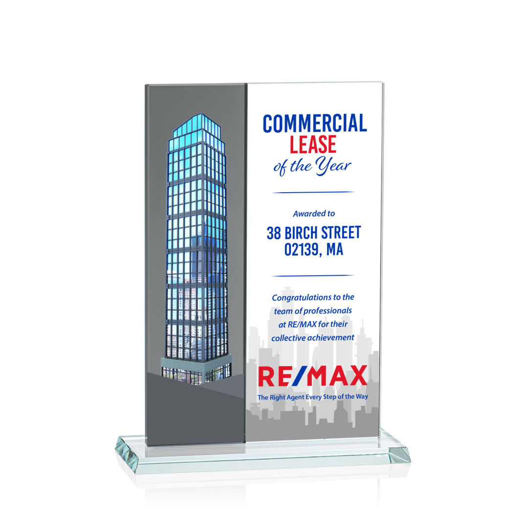 Composite Vertical VividPrint™ Award - Grey 14