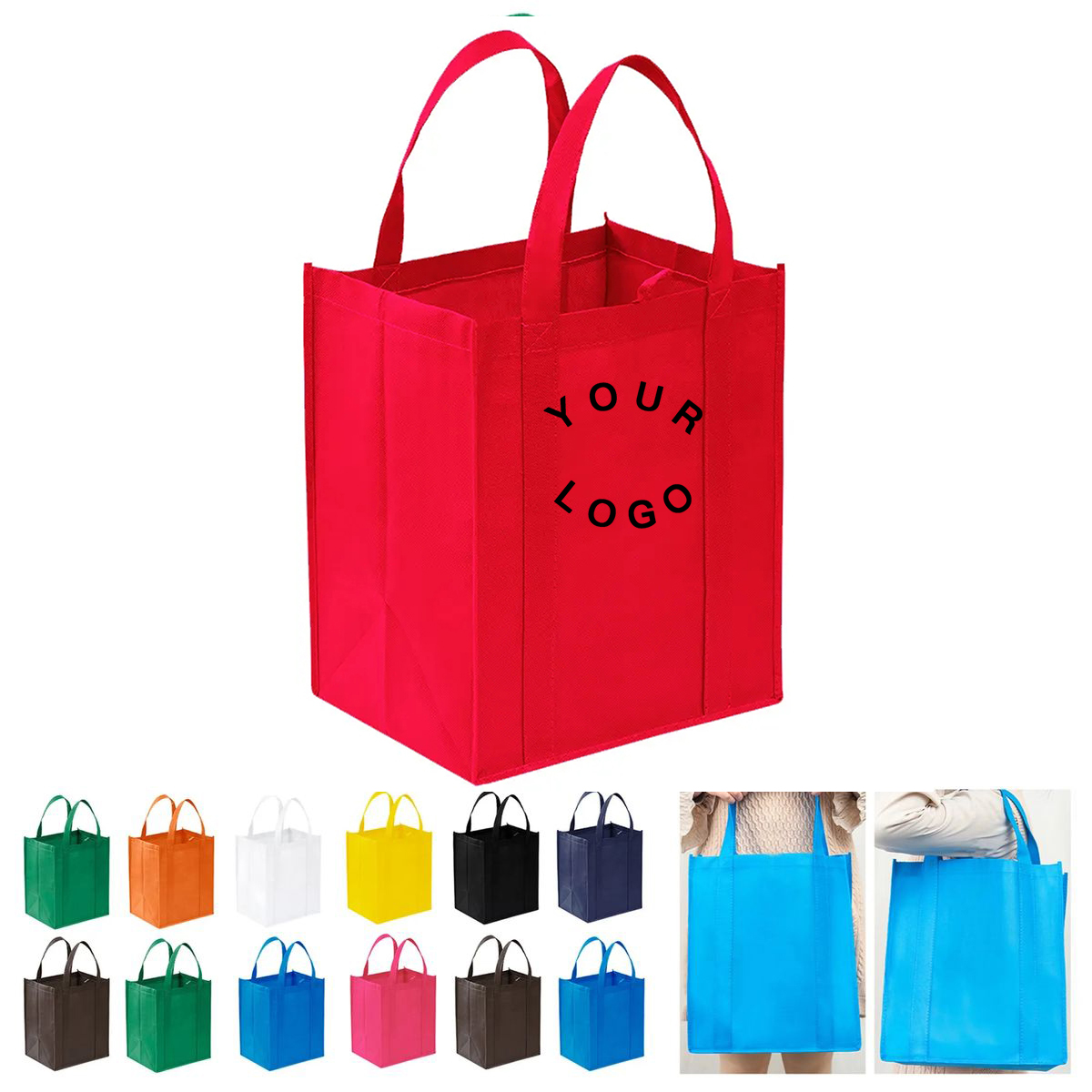 Spacious Non Woven Shopping Tote For Groceries 9
