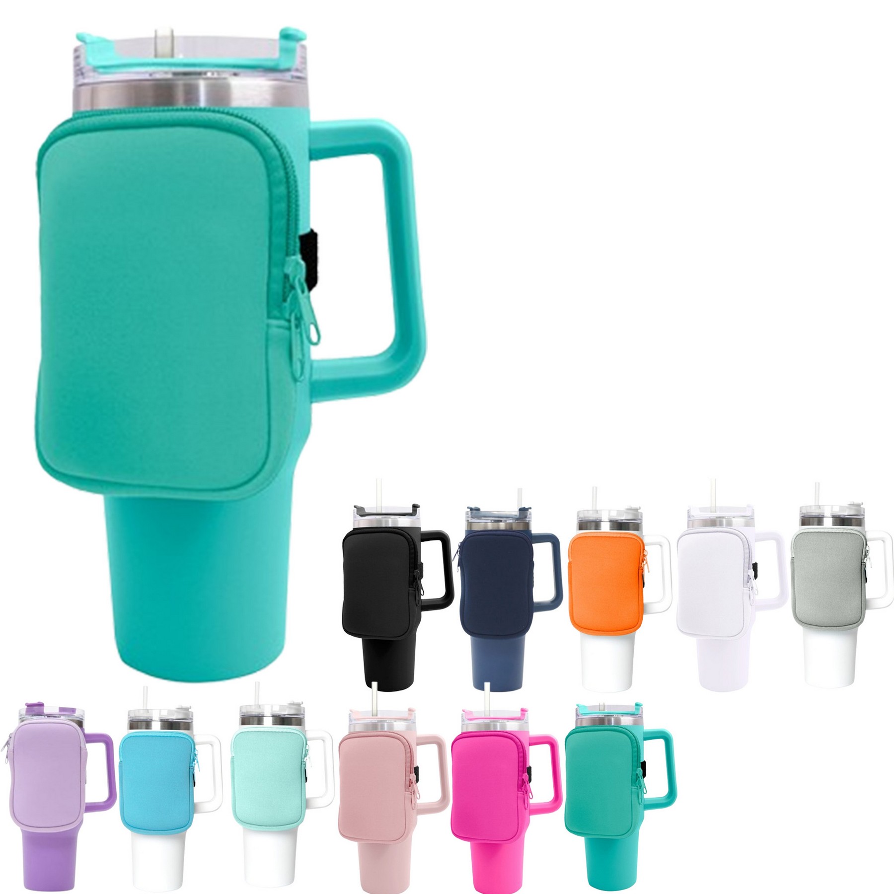 Zip Pocket Drink Holder 14
