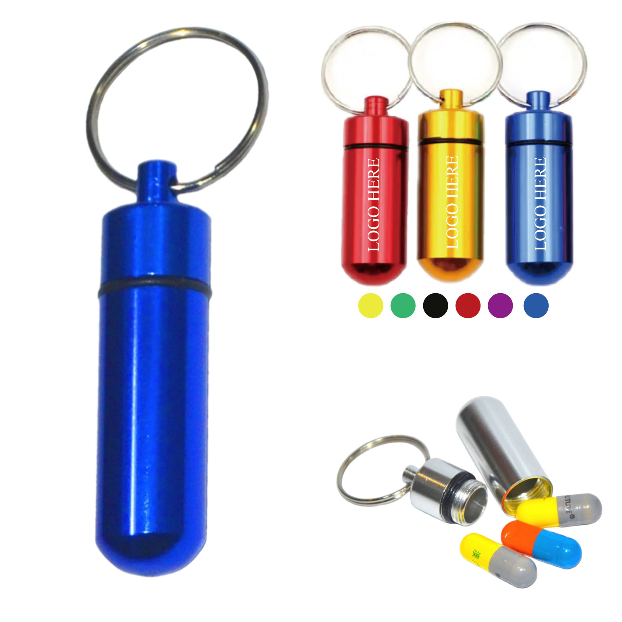 Aluminum Pill Holder 2