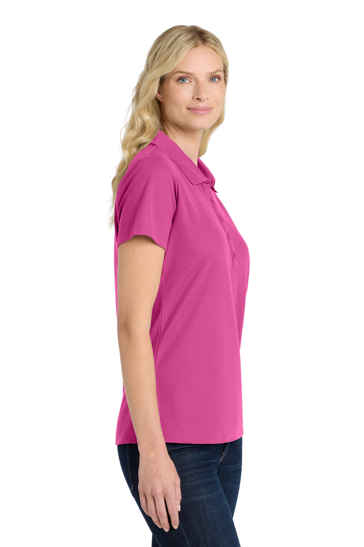 Port Authority Women's SuperPro React Polo. LK810 43