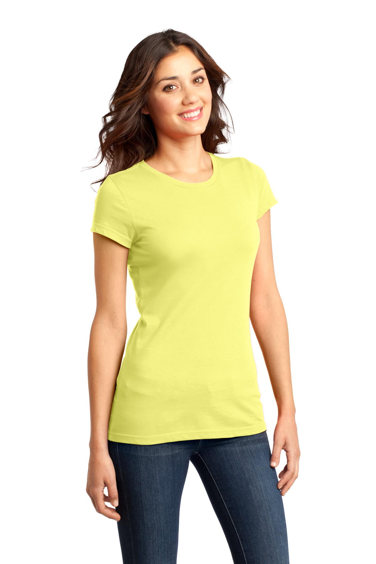 District Women's Fitted Very Important Tee . DT6001 50
