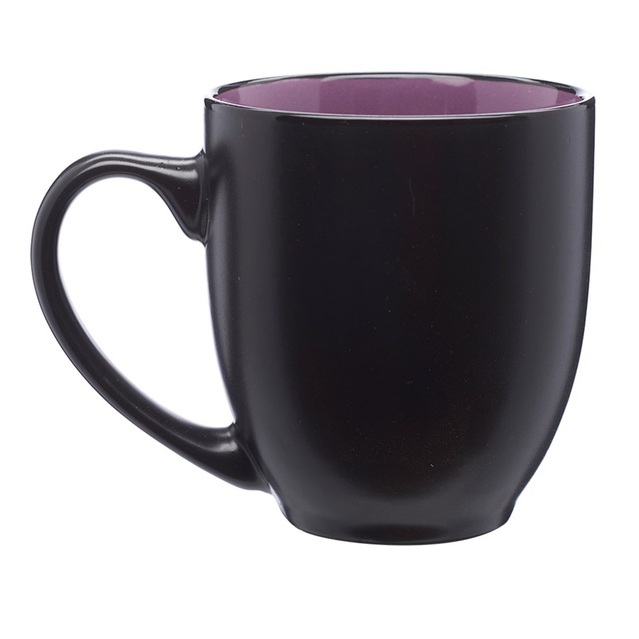 Two-Tone Bistro Style Ceramic Mug, 16 oz. 17