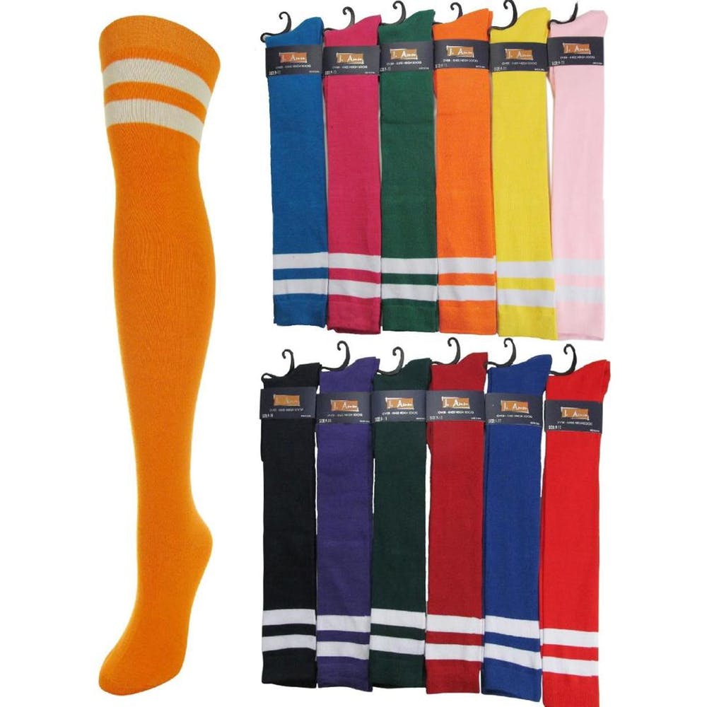 Women's Thigh High Socks - Assorted Size 9-11 2