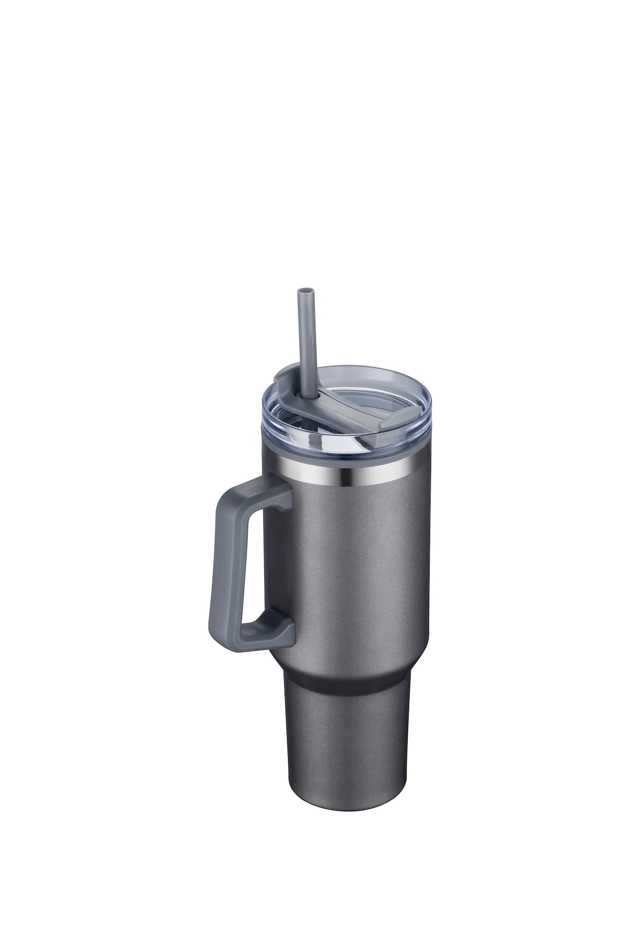 40oz Insulated Travel Mug w/ Handle and Straw