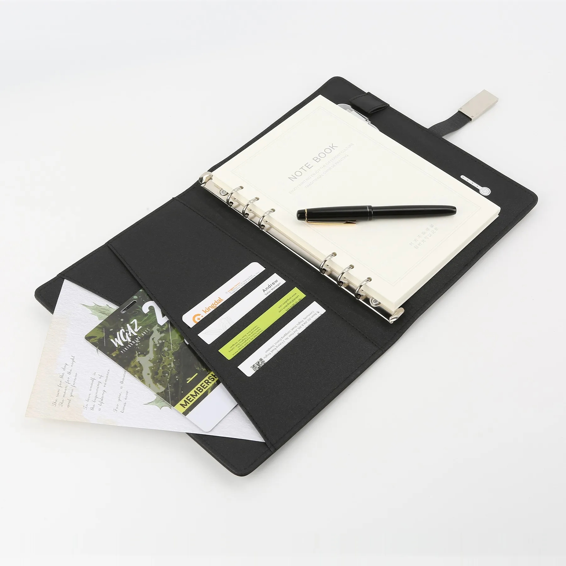 8000mAh Charging NoteBook with USB Drive Gift Set 6