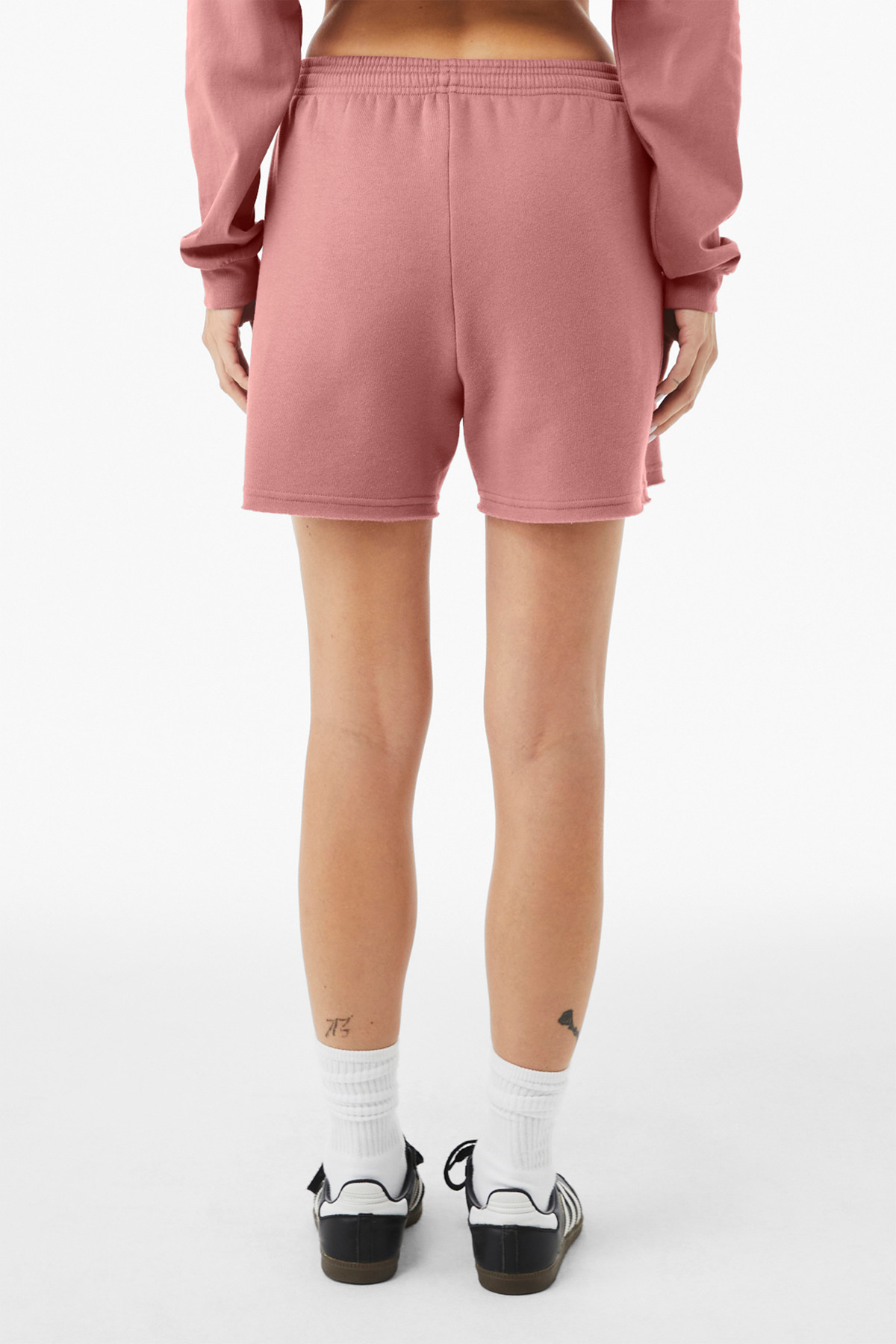 BELLA+CANVAS Women's Cutoff Sweatshort BC3787 21