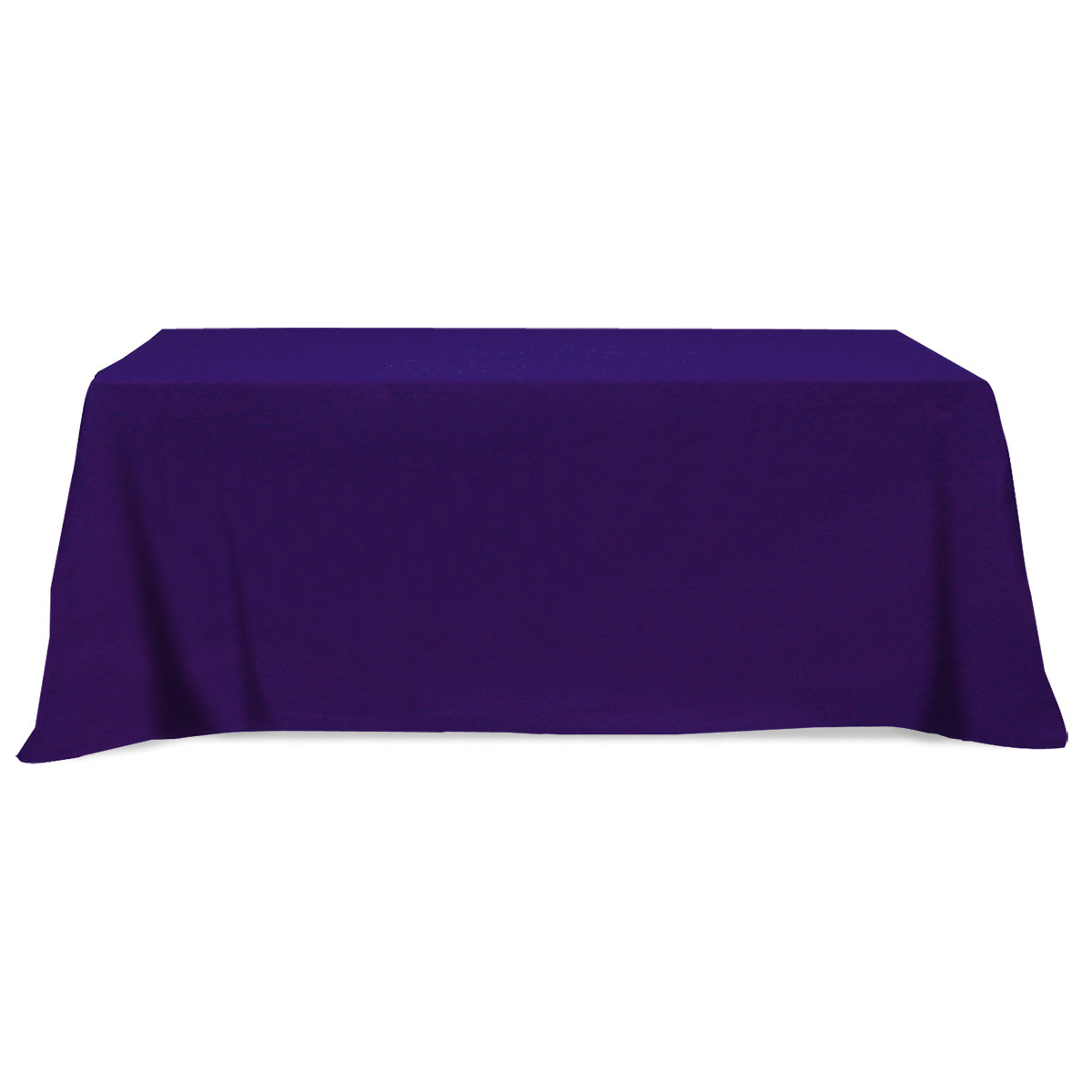 Flat Poly/Cotton 3-sided Table Cover - fits 8' standard table 6