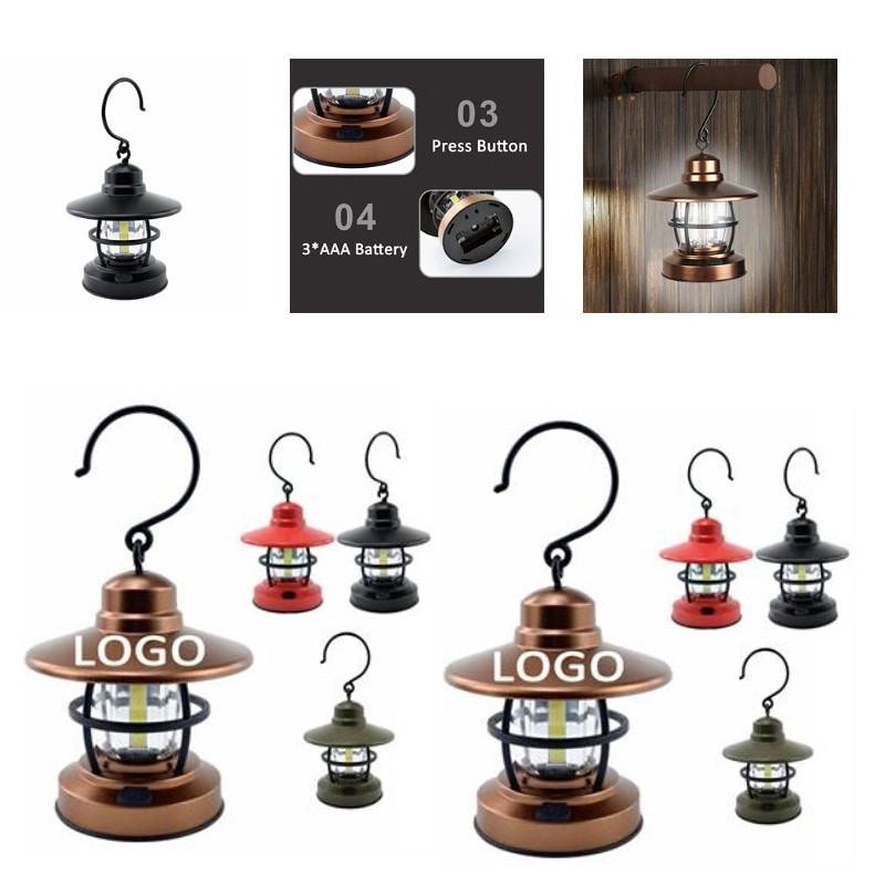 Small Retro Outdoor Camping Light & Picnic BBQ Lantern