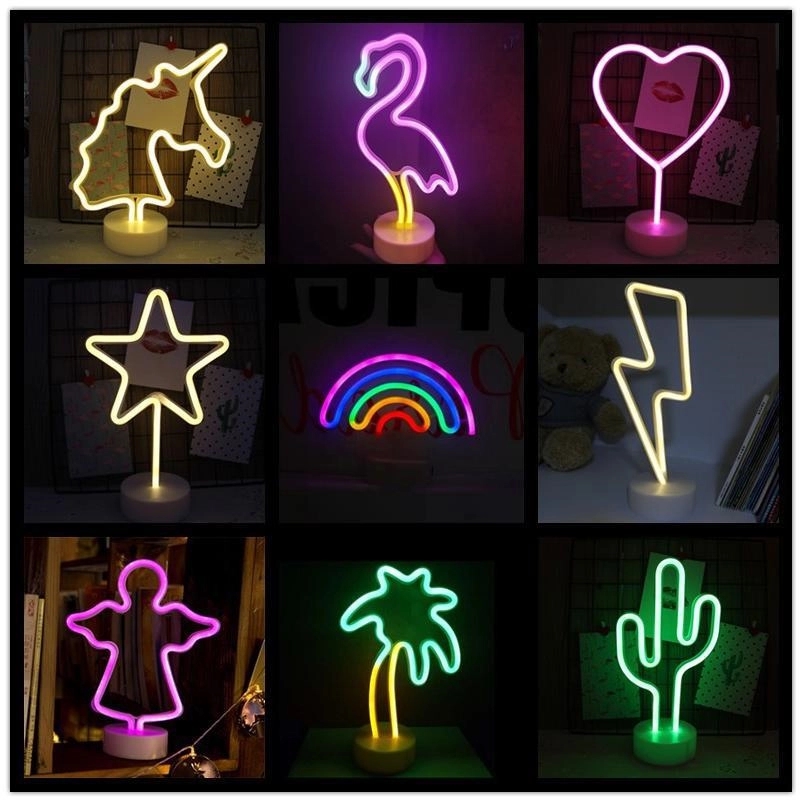LED Desktop Neon Lights with Stand Base 1