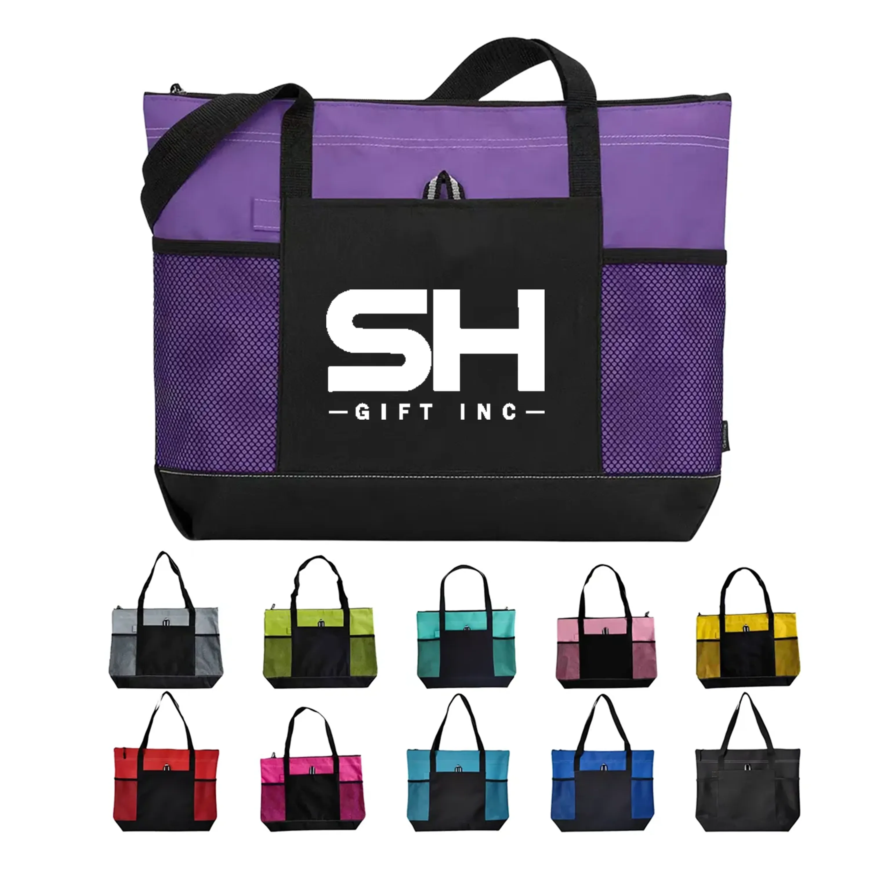 Large Capacity Oxford Cloth Tote Bag, custom tote bag with logo imprint 1