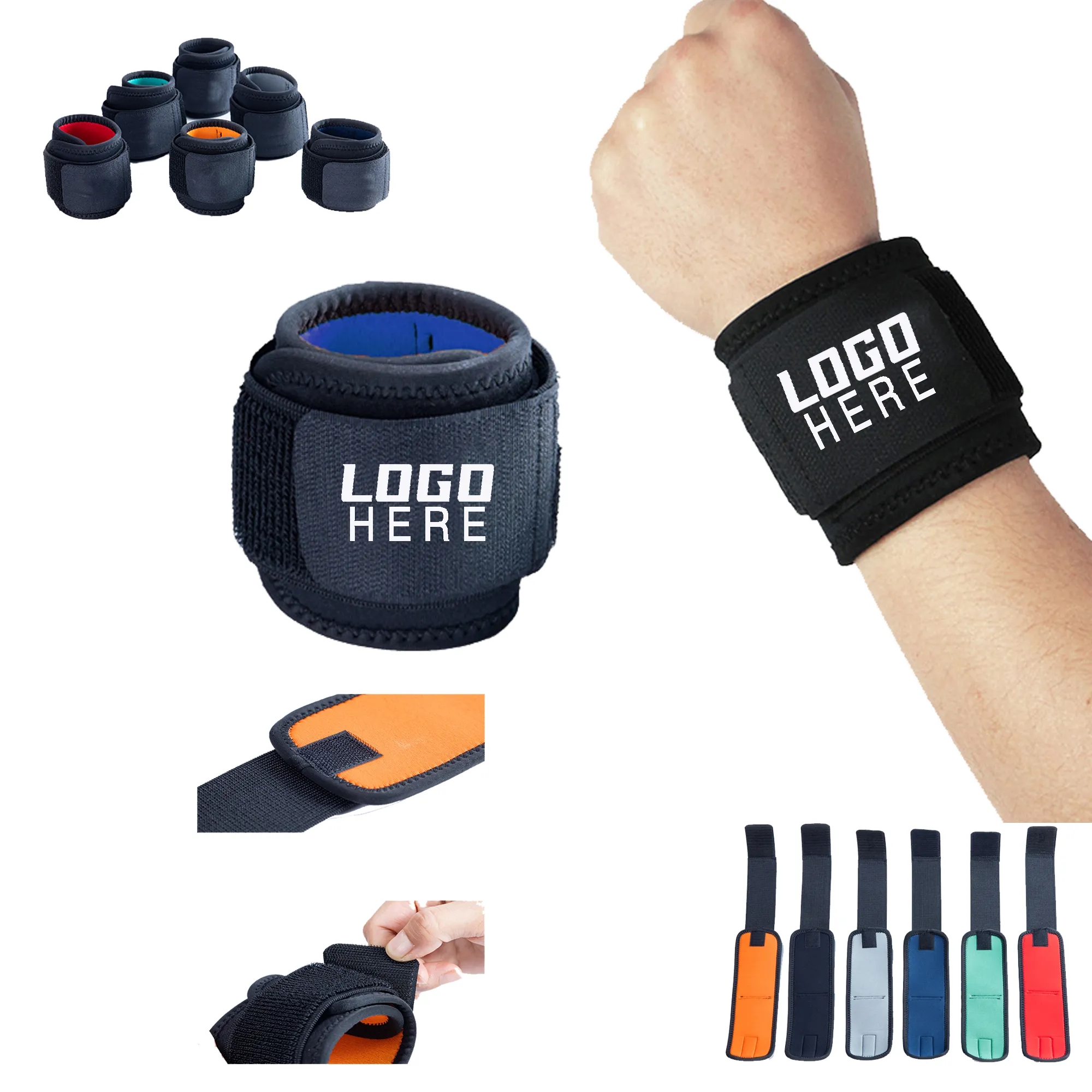 Adjustable Outdoor Sports Wrist Brace MOQ50pcs