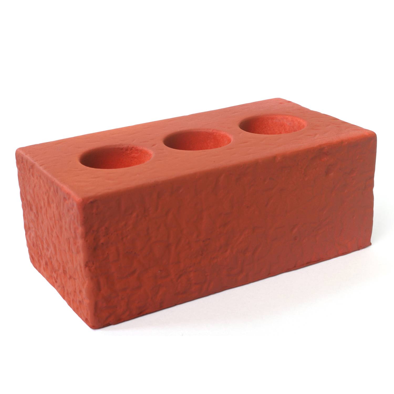 3-Hole Brick Shaped PU Foam Stress Reliever Toy 1