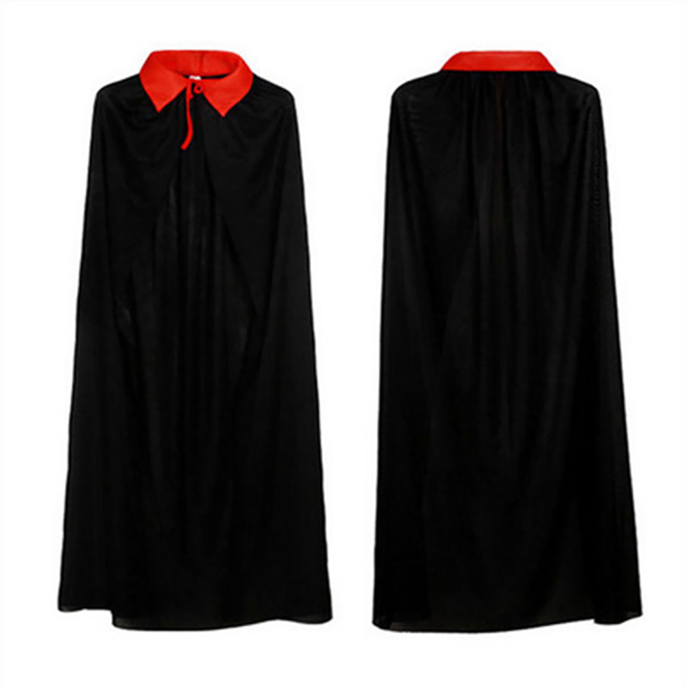 Halloween Black And Red Double Sided Cloak 6