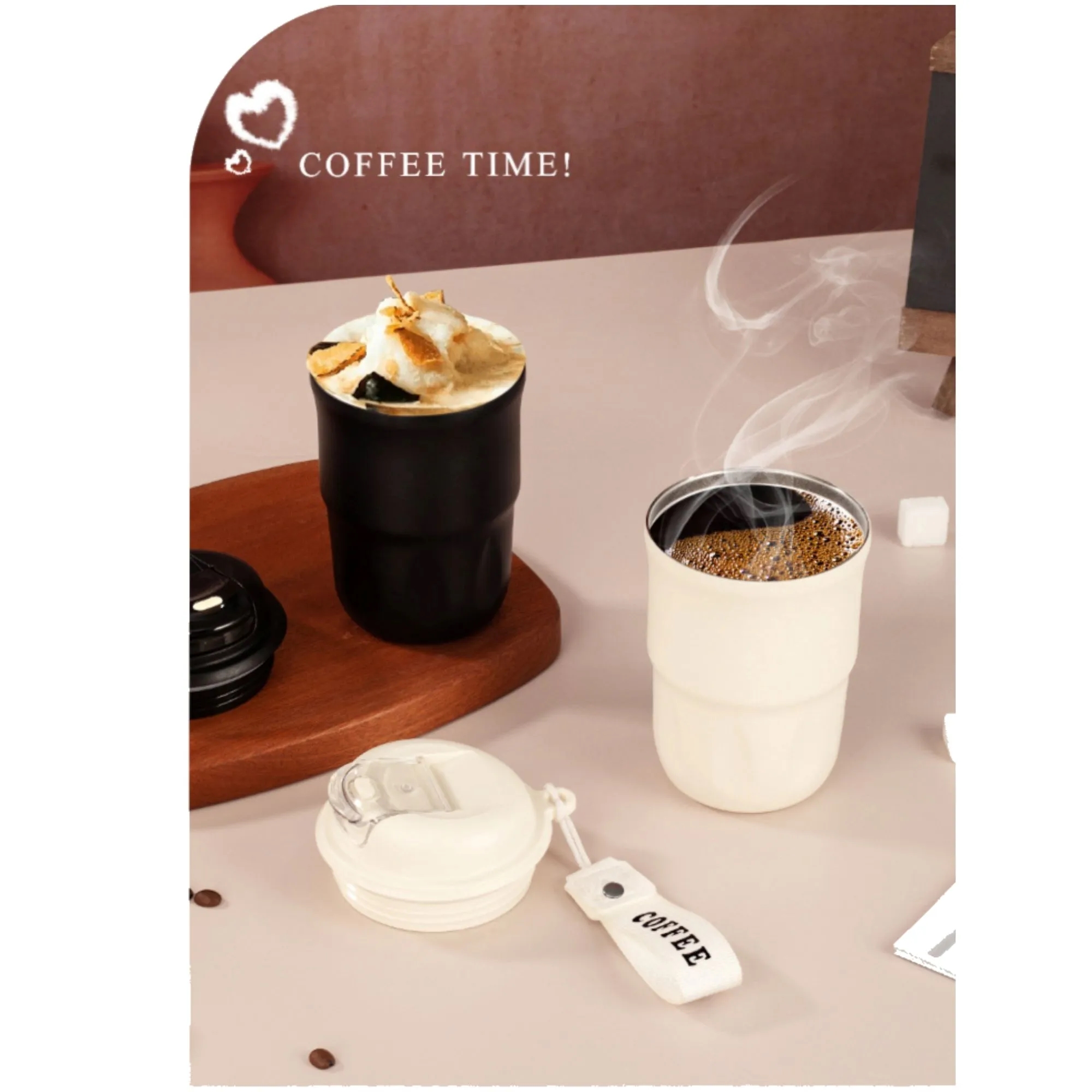 Stainless Steel Portable Insulated Coffee Mug 3