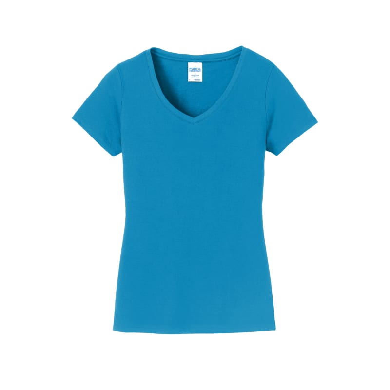 Port & Company Women's Fan Favorite V-Neck Tee. 14