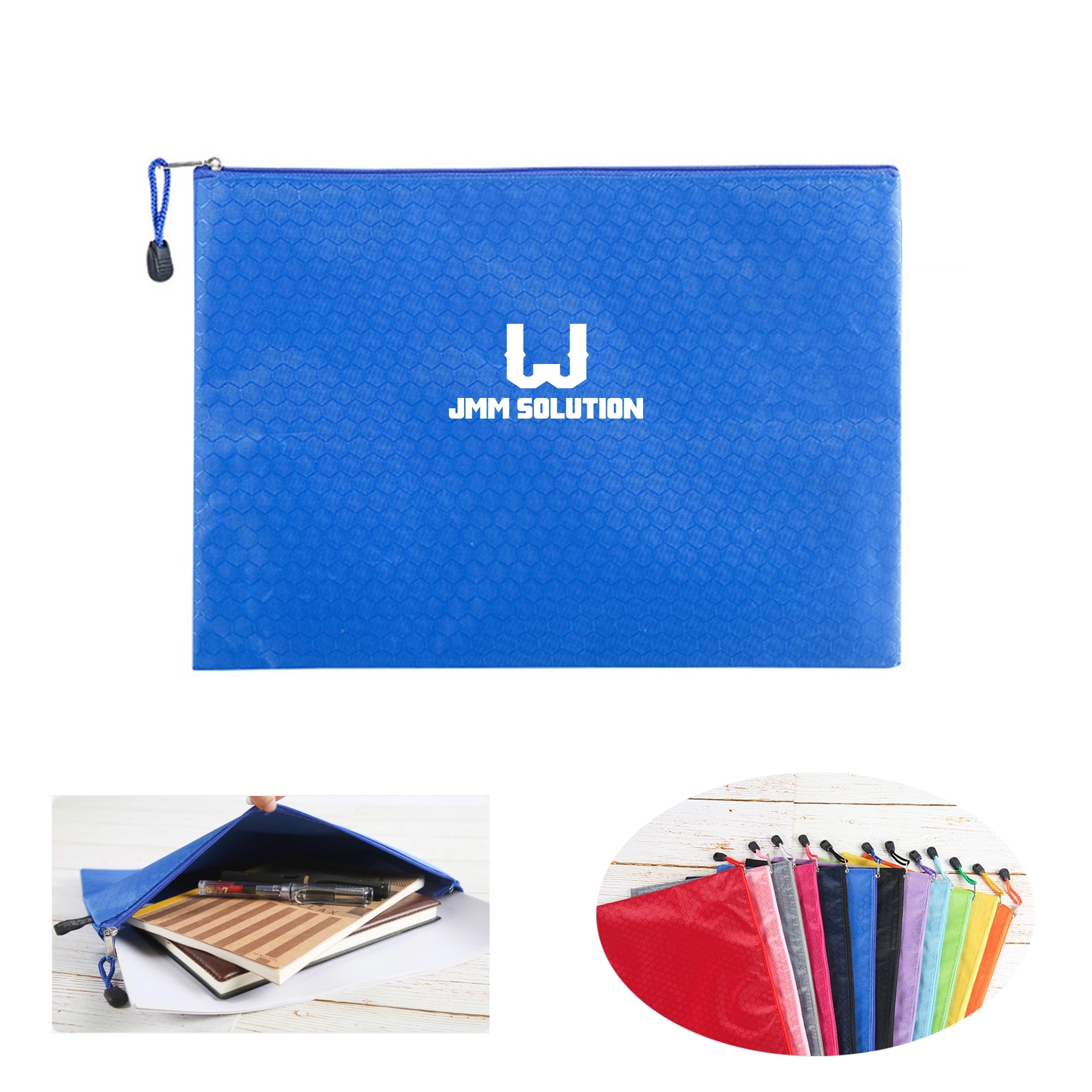A4 Size Canvas Zipper File Bags 2