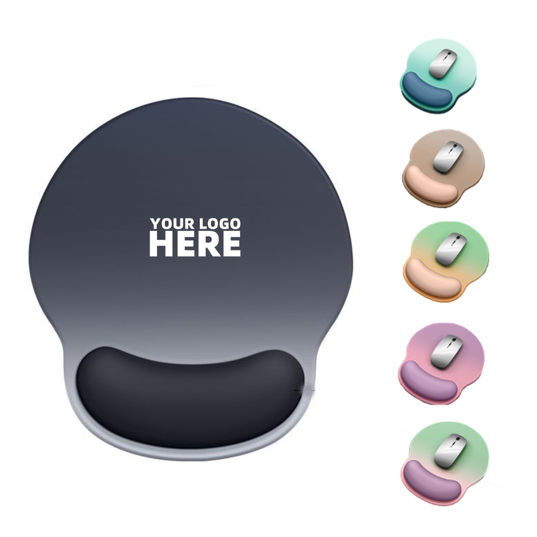 Office Mousepad With Gel Wrist Support