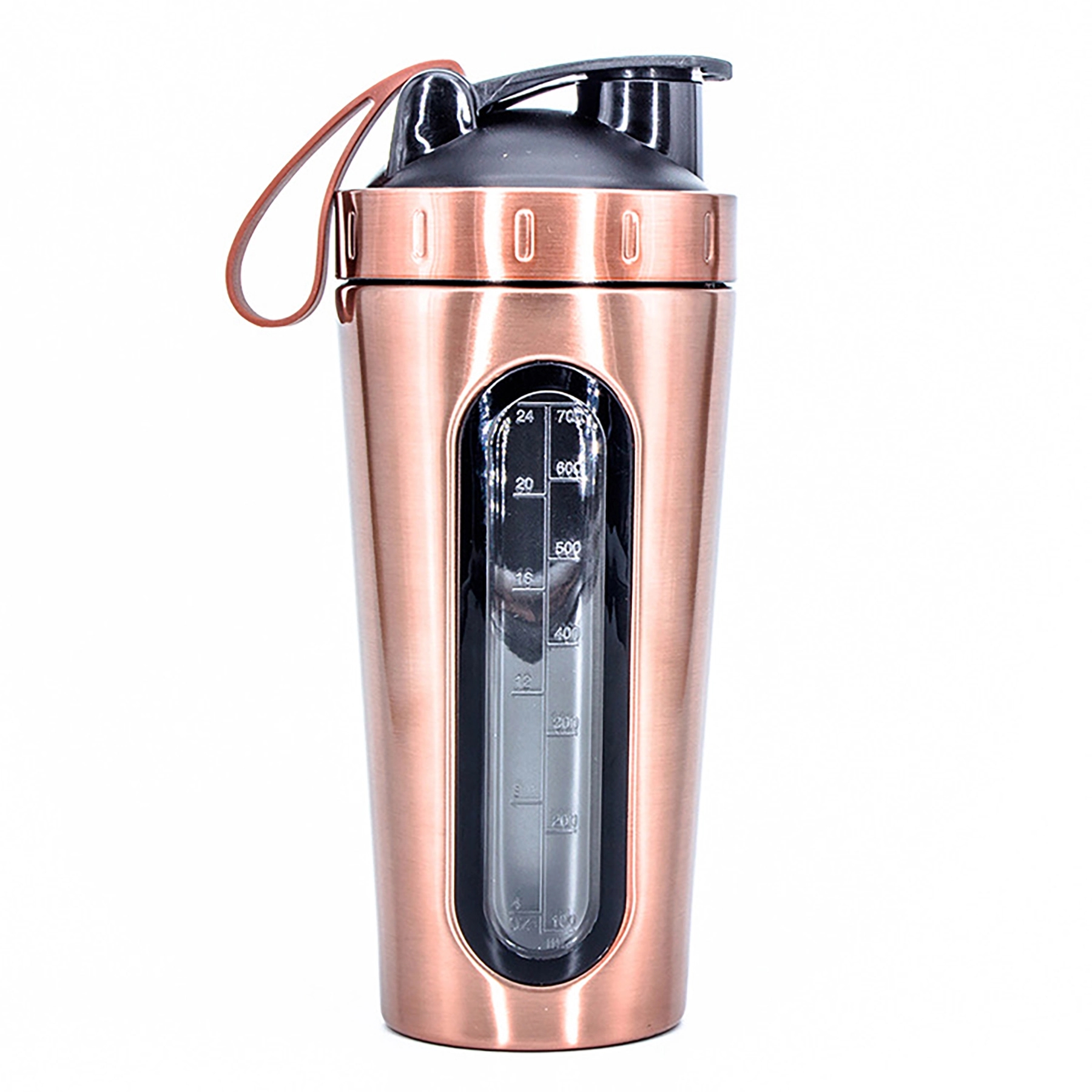 Stainless Steel Protein Shaker Bottle with Mixing Ball 4