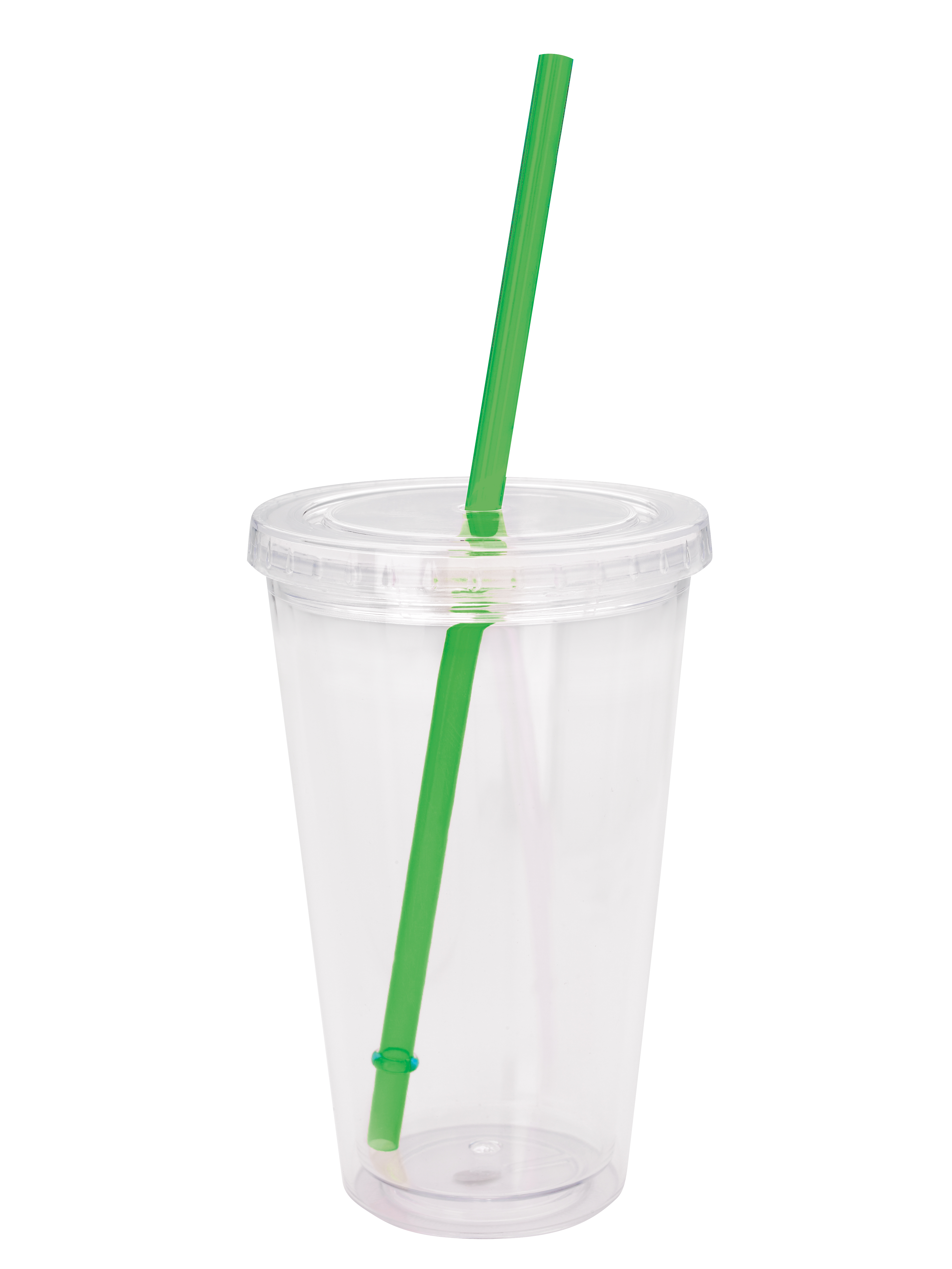 Good Value™ Clear Tumbler with Colored Lid - 18 oz. 51
