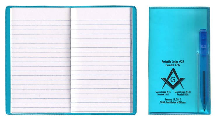 Translucent Vinyl Cover Tally Book with Flat Pen 6