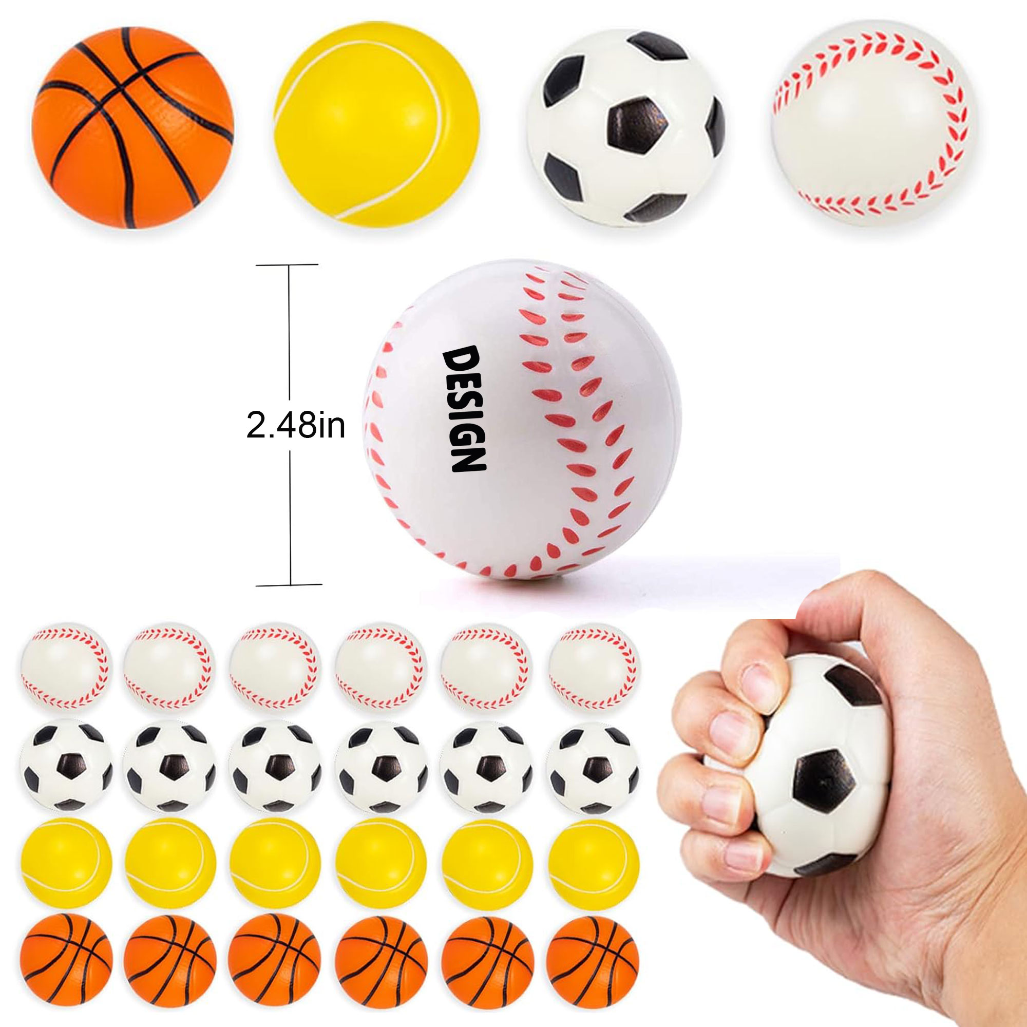 Assorted Sports Stress Balls 2