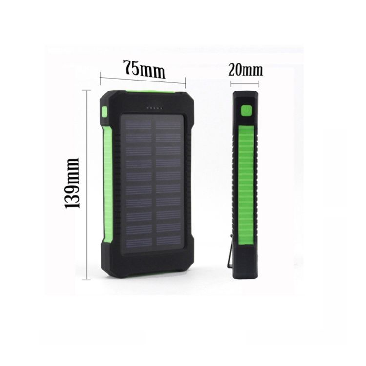 10000mAh Solar Power Bank with Flashlight 4