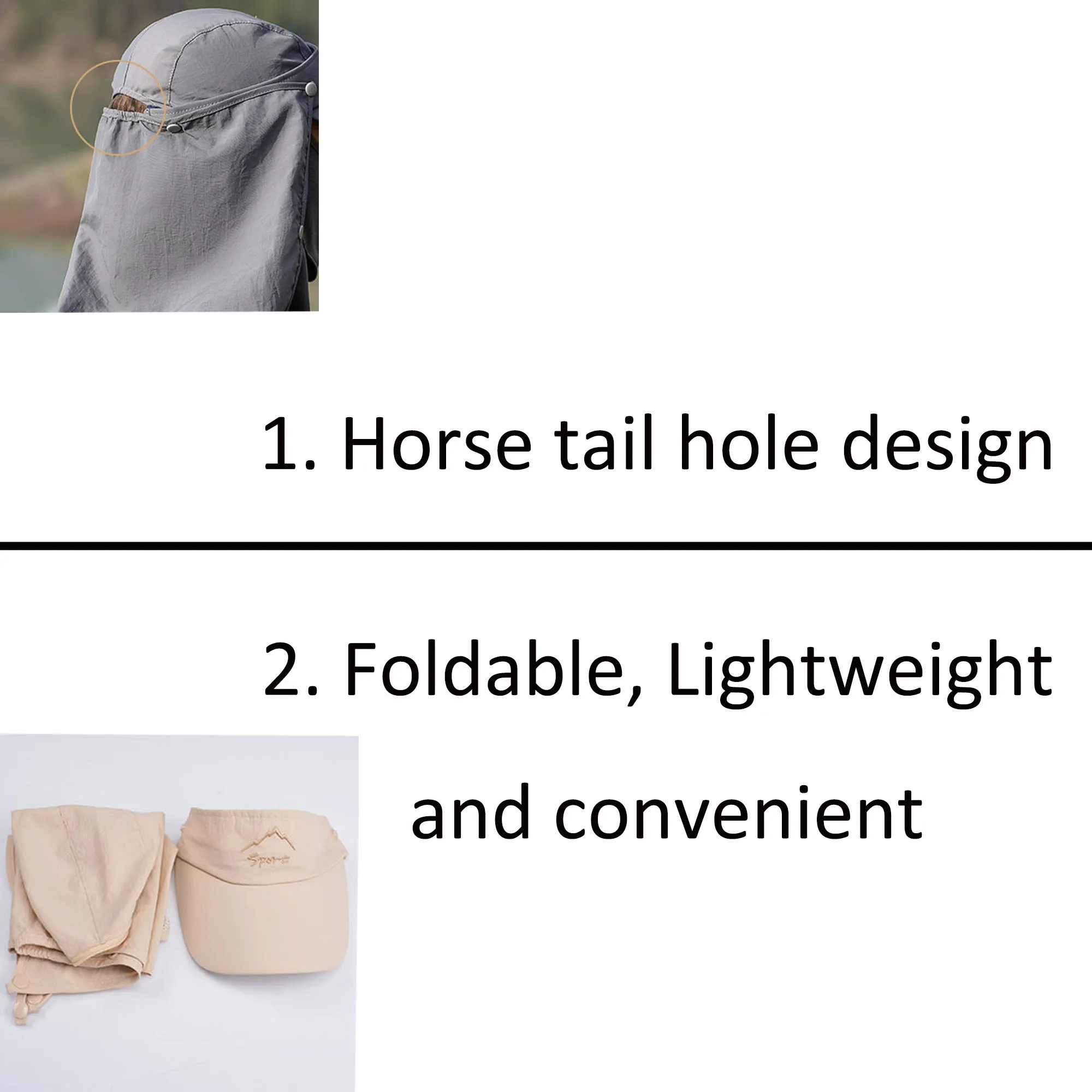 Side Border Light Sunscreen Fishing Hat 2