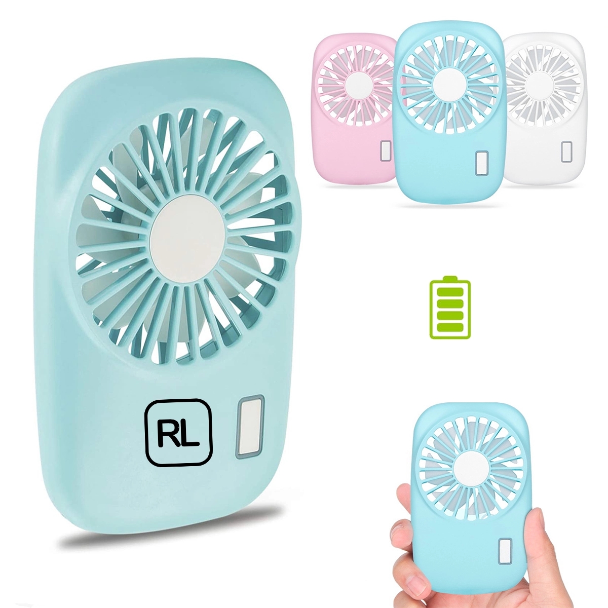 800 Mah Mini Portable Usb Rechargeable Handheld Fan 2