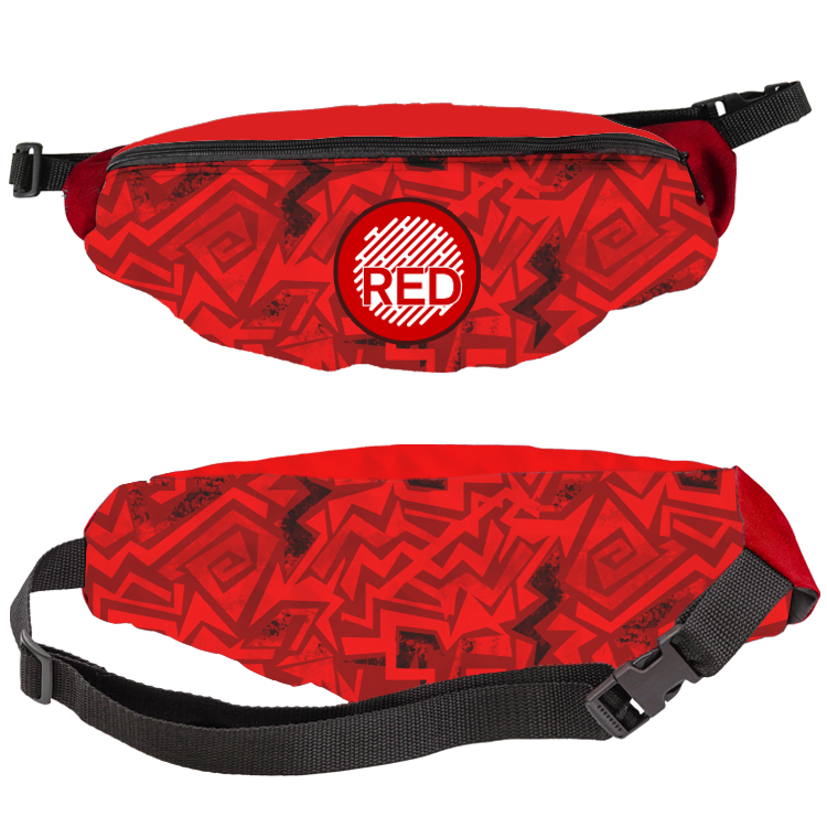 Wide Full Color Front And Back Fanny Pack 9
