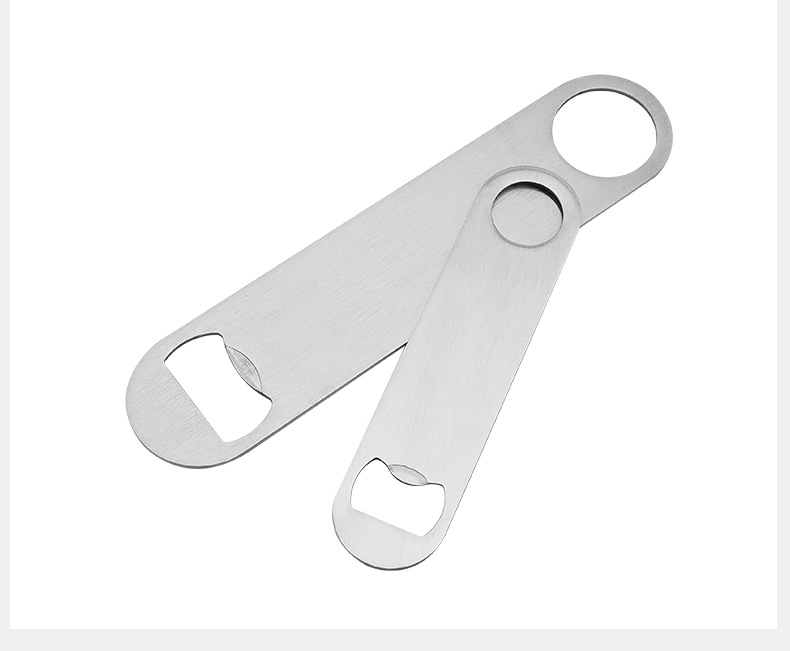 Stainless Steel Flat Bottle Opener 2